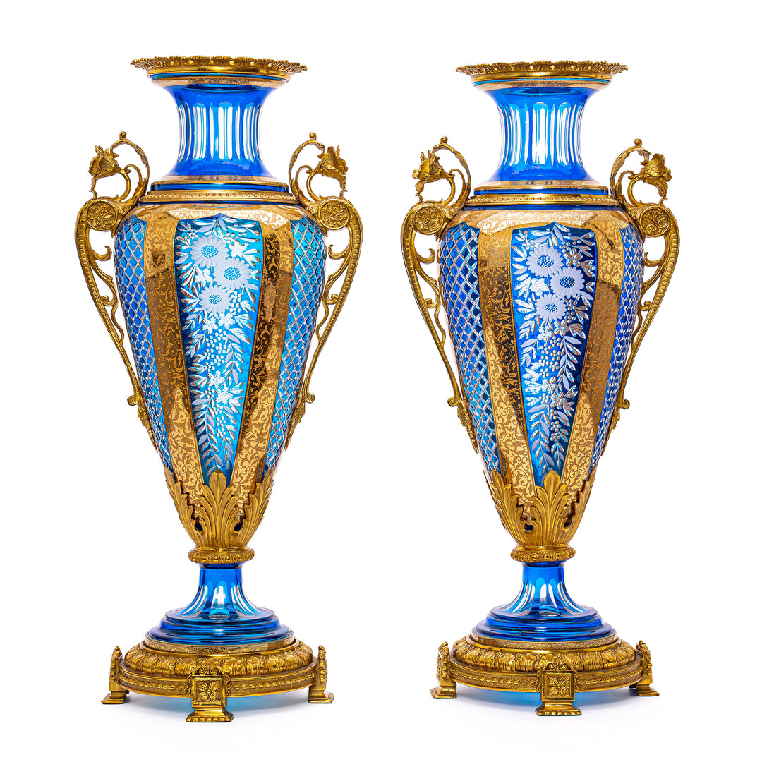 The Intrinsic Beauty of Cobalt Crystal Vases