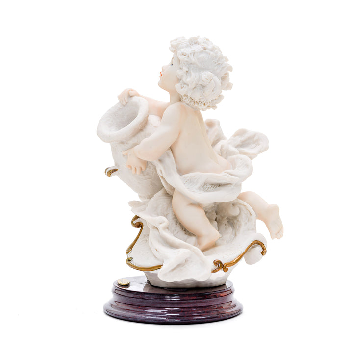 Italian made Aquarius zodiac porcelain figurine by Giuseppe Armani.