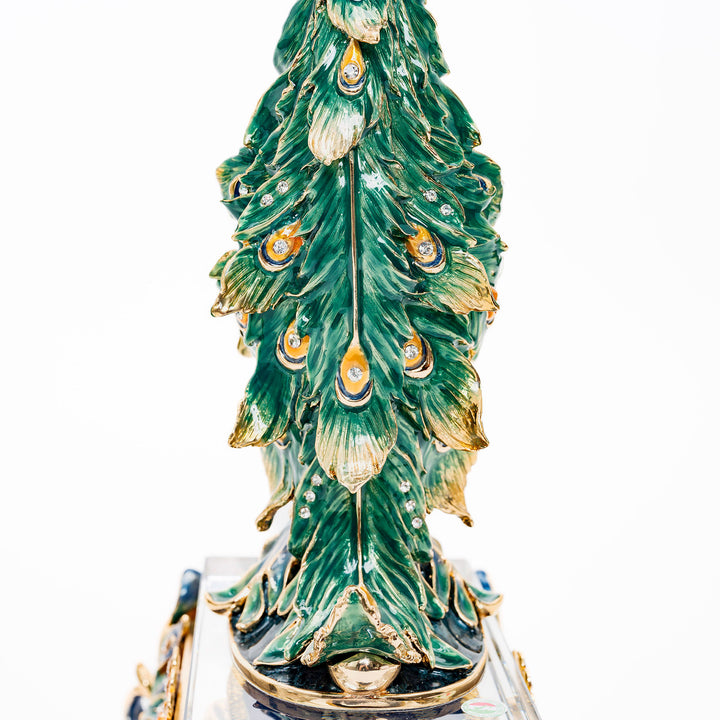 Handcrafted luxury lighting with vibrant enameling and crystals.