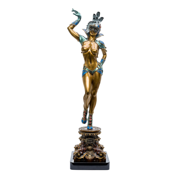 "Carnivale" limited edition bronze sculpture by Bill Toma