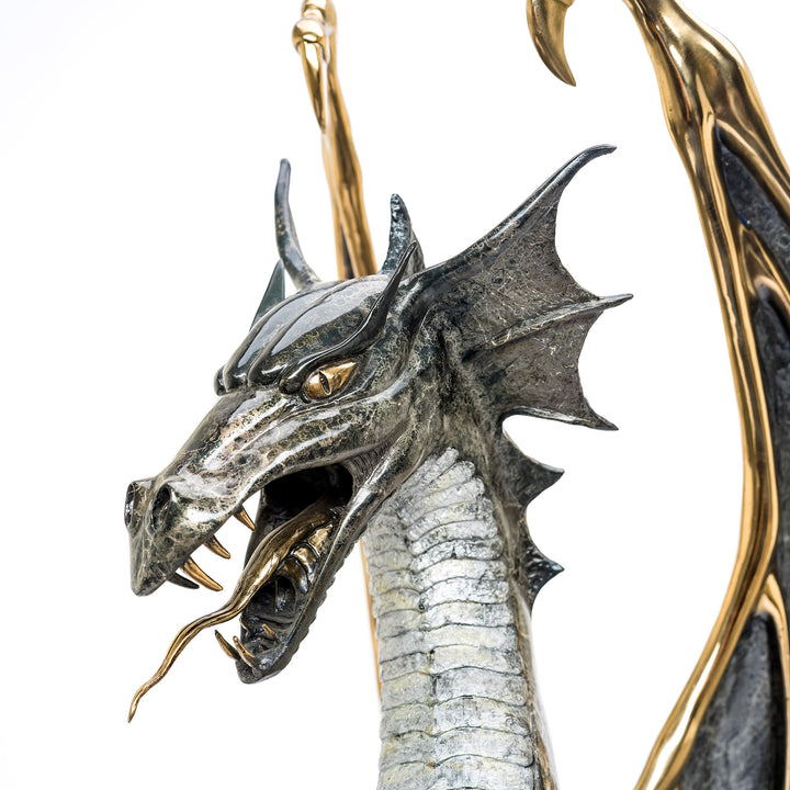 Limited edition collectible dragon statue