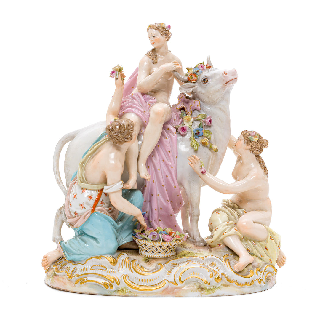 Meissen Porcelain Three Graces Figural Group