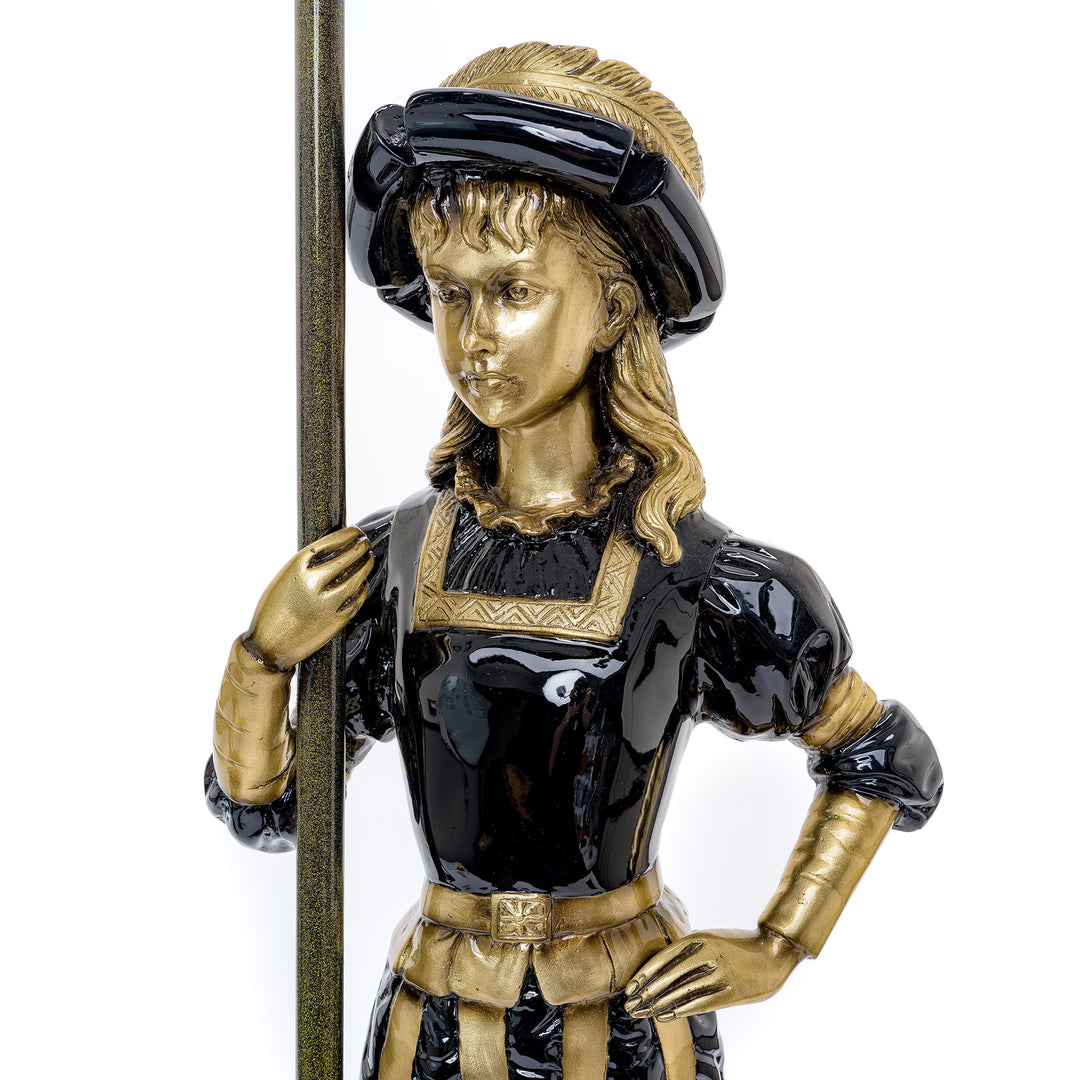 Artistic Bronze Statues with Functional Lighting.