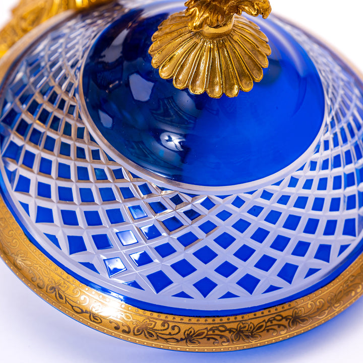 Cobalt Crystal Vase