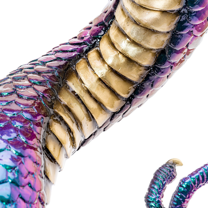 Unique Bronze Dragon with Ethereal Color Palette