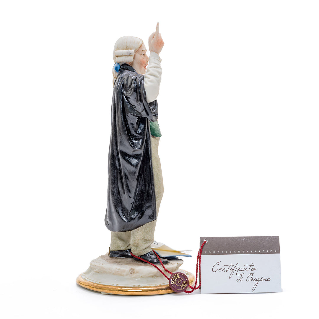 The Lawyer, an expressive advocate in fine porcelain.