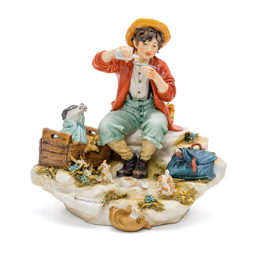 Capodimonte porcelain figurine of 'The Medicine'.