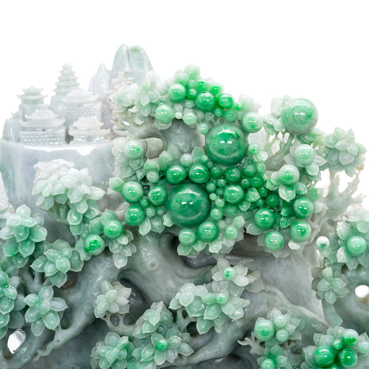 Majestic Jadeite Panorama Showcasing Traditional Eastern Wisdom.