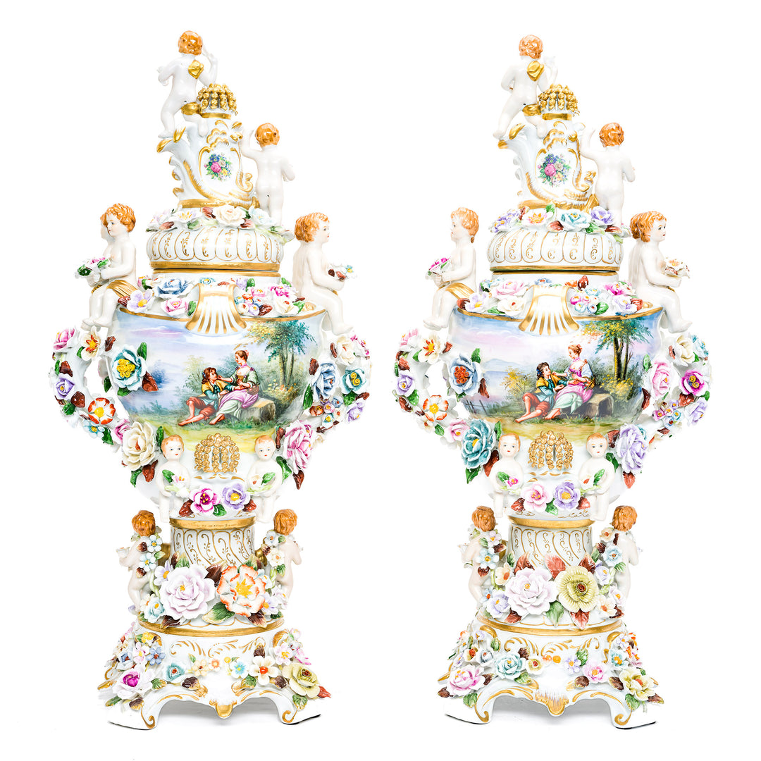 Decorative royal porcelain vases for sophisticated interiors