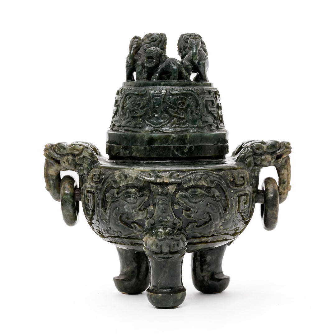 Green Jade Incense Burner