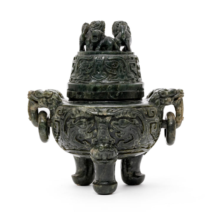 Green Jade Incense Burner