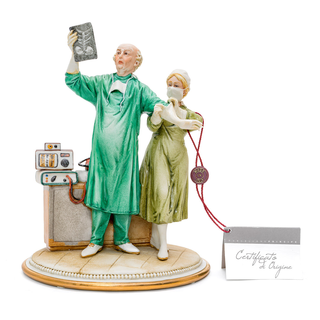 Capodimonte porcelain figurine of 'The Surgeon'.