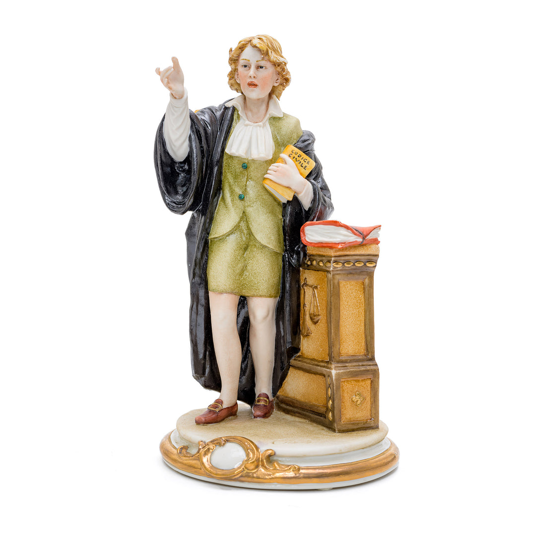 Capodimonte porcelain figurine of 'The Lawyer' (Female).