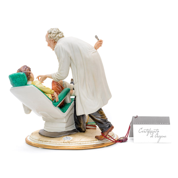 Genuine Capodimonte 'The Dentist' made in Italy.