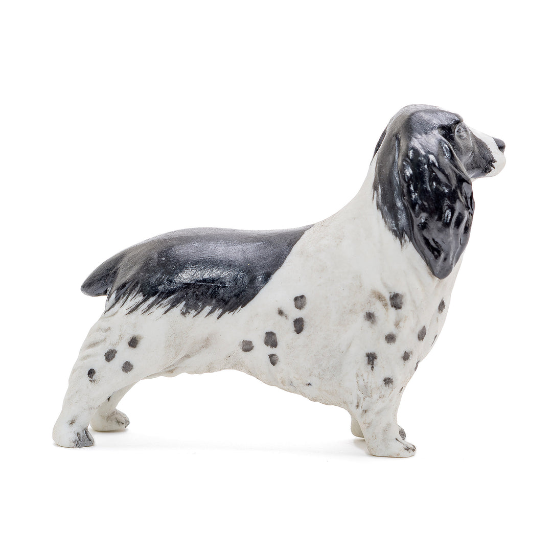 Fine art porcelain dogs by Italian Capodimonte.