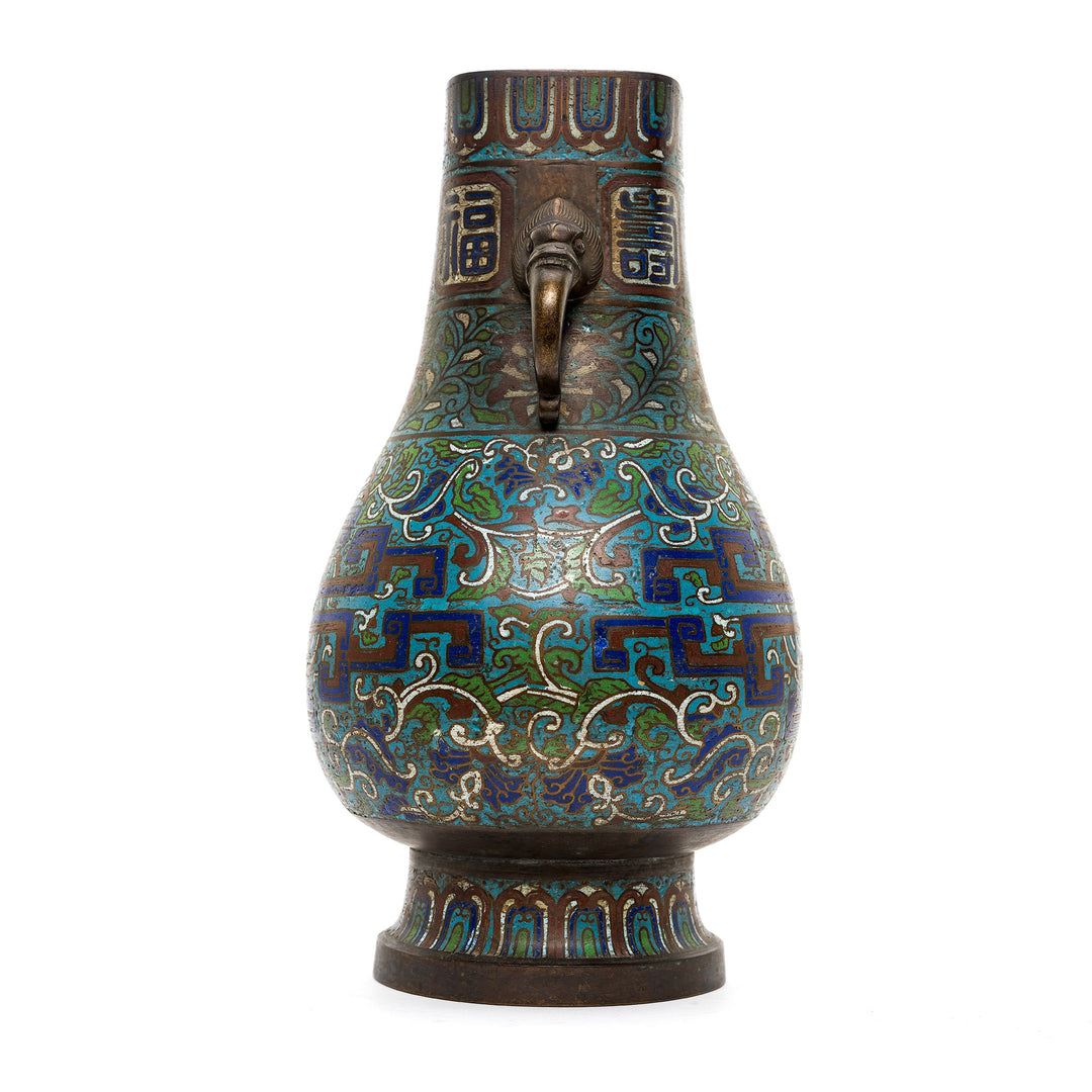 Stunning cloisonné vase showcasing Chinese craftsmanship