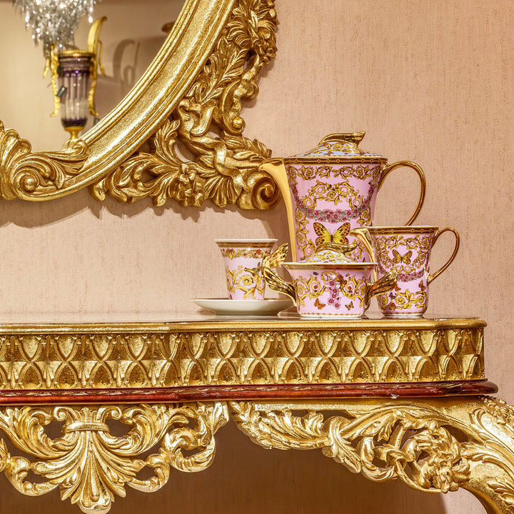 Majestic mirror and vanity combination from Italy.