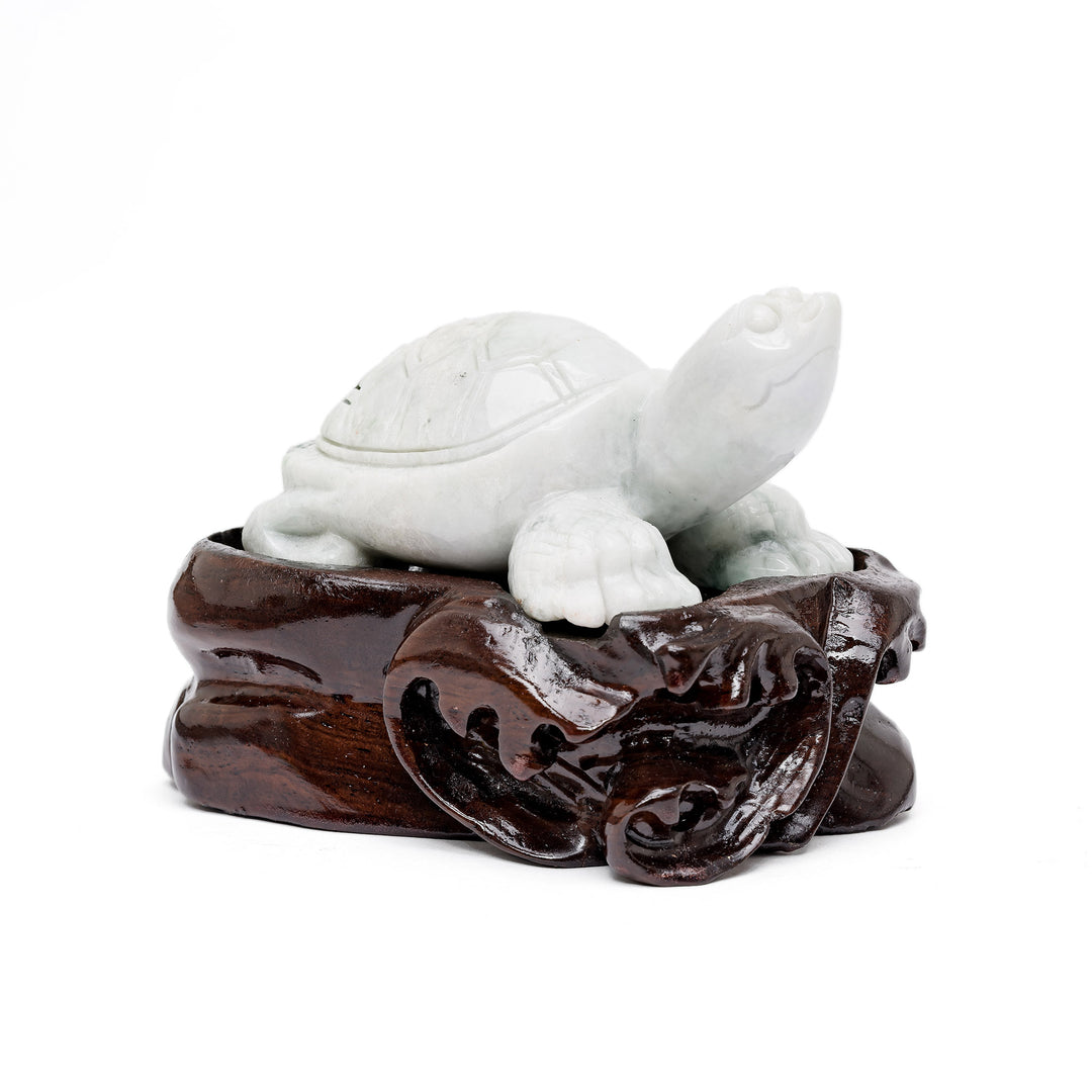 Turtle jade statue for strength and stability