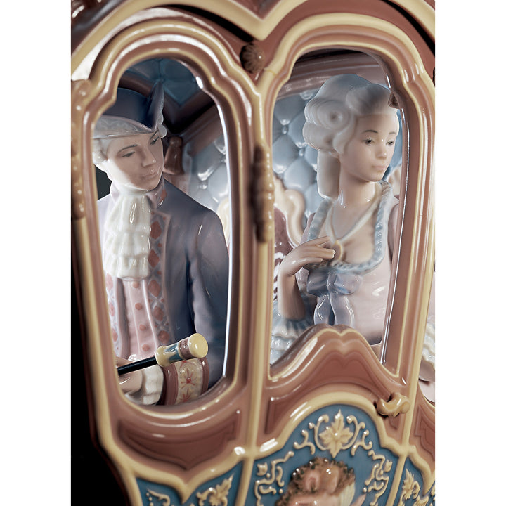 Image 2 Lladro XVIIIth Century Coach Sculpture. Limited Edition - 01001485