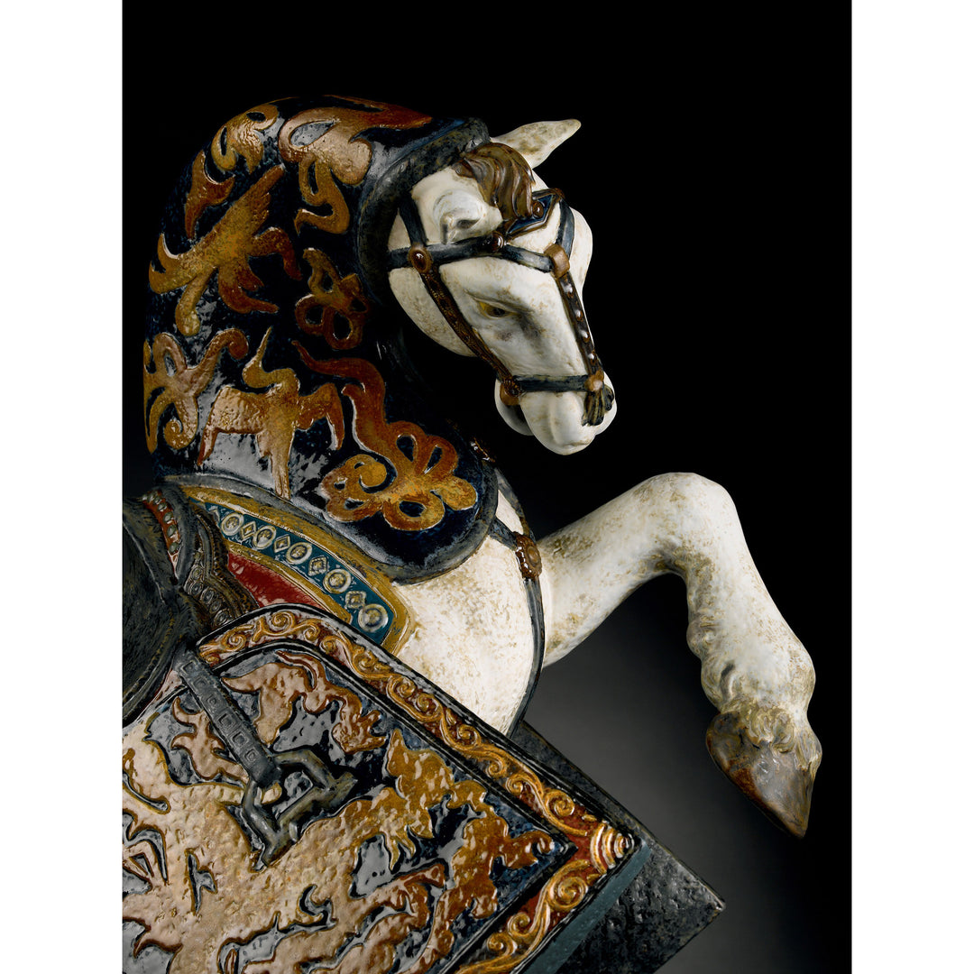 Image 4 Lladro Oriental Horse Sculpture. Limited Edition - 01001944