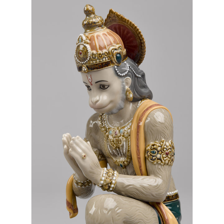 Image 10 Lladro Lakshman and Hanuman Sculpture. Limited Edition - 01001972