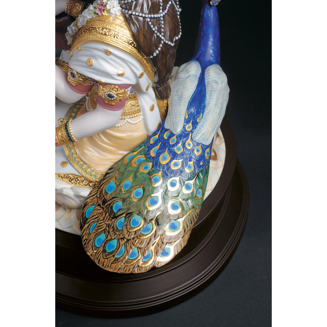 Image 4 Lladro Saraswati Sculpture. Limited Edition - 01001978