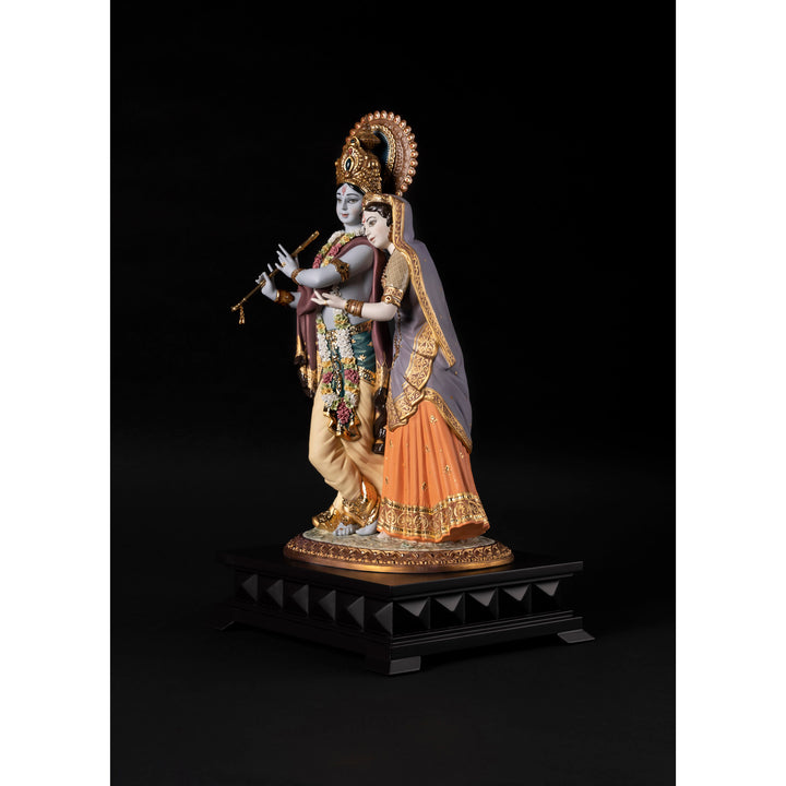 Image 4 Lladro Radha Krishna Sculpture. Limited edition - 01002015