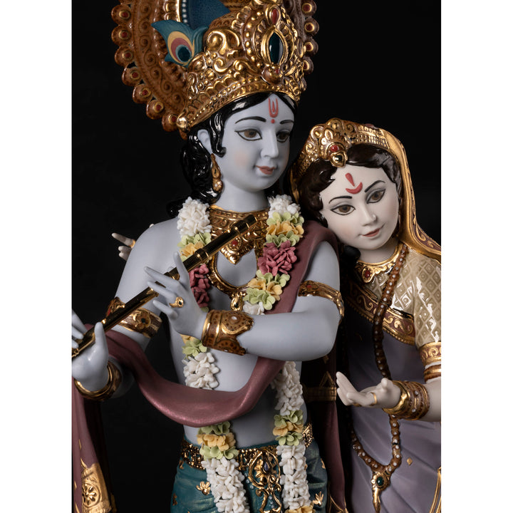 Image 6 Lladro Radha Krishna Sculpture. Limited edition - 01002015