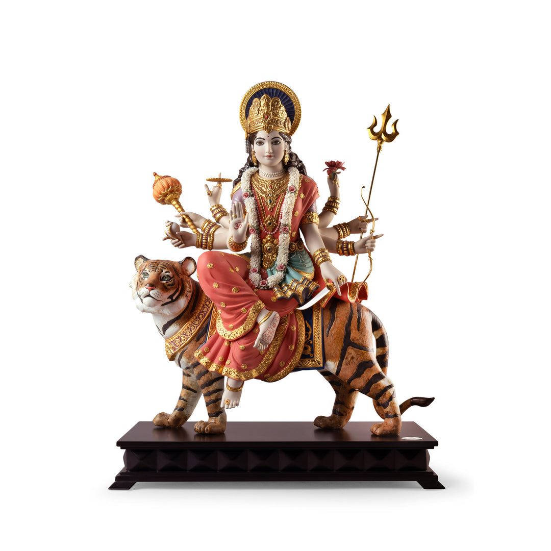 Lladro Goddess Durga Sculpture. Limited Edition - 01002021