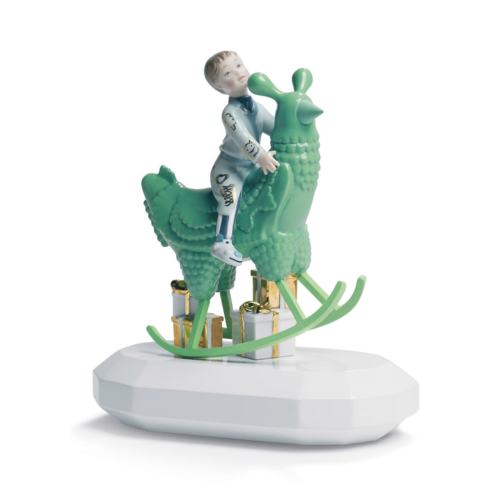 Lladro The Rocking Chicken Ride Figurine. By Jaime Hayon - 01007256