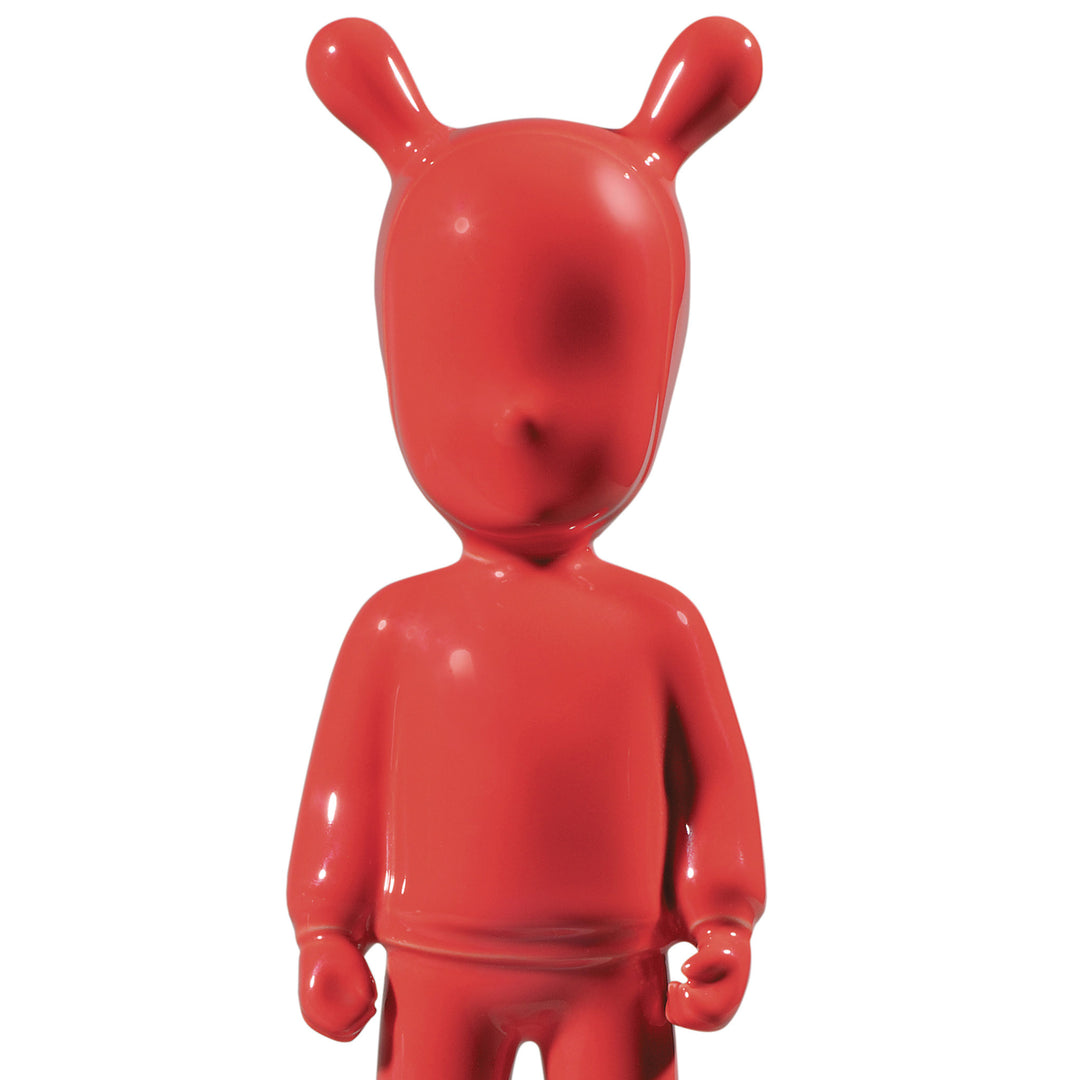 Image 2 Lladro The Red Guest Figurine. Small Model. - 01007734