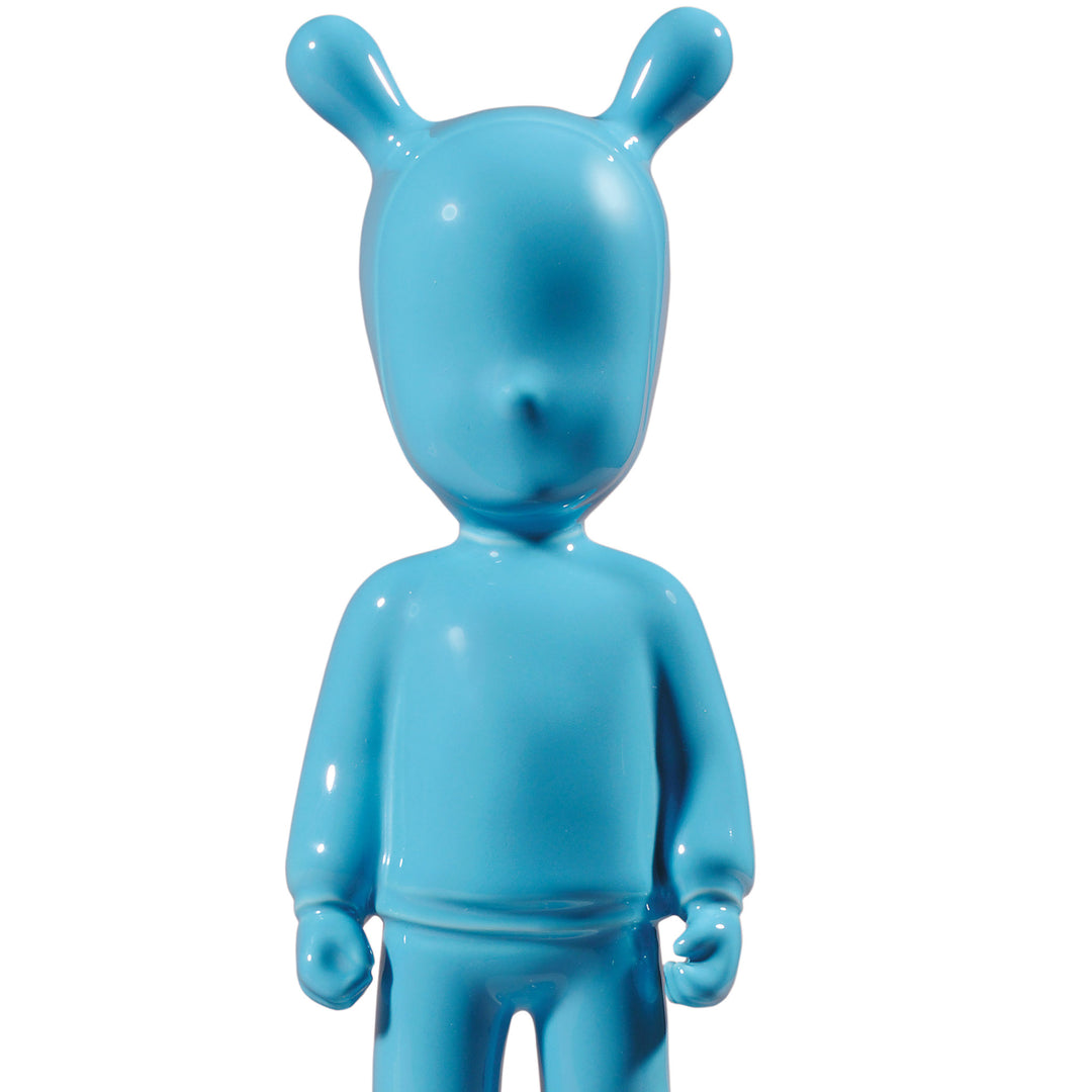 Image 2 Lladro The Blue Guest Figurine. Small Model. - 01007736