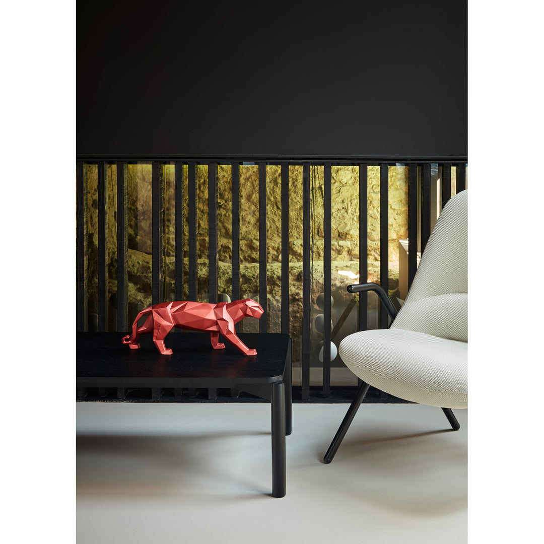 Image 2 Lladro Panther Figurine. Metallic red - 01008750