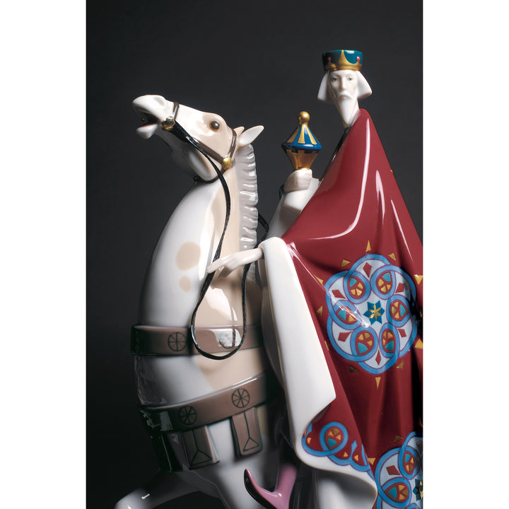 Image 5 Lladro Kings Melchior, Gaspar and Balthasar Sculpture. Limited Edition - 01009165