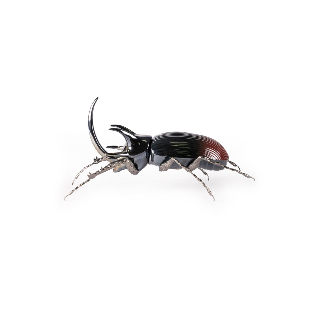 Lladro Rhinoceros Beetle Figurine - 01009425