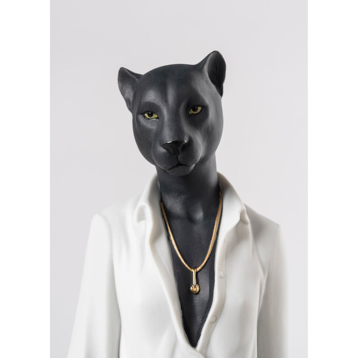 Image 5 Lladro Panther Woman Figurine - 01009428