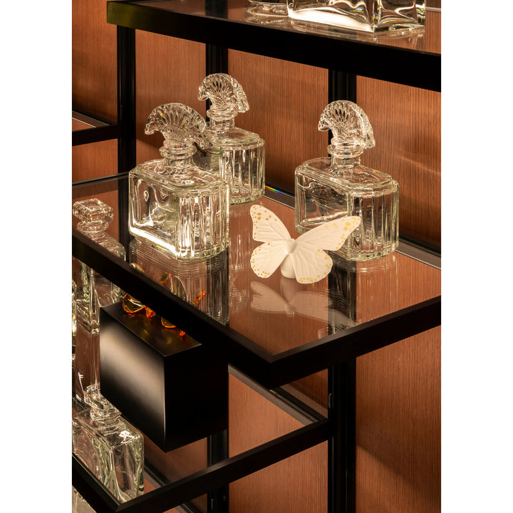 Image 2 Lladro Butterfly Figurine. Golden Luster & White - 01009451