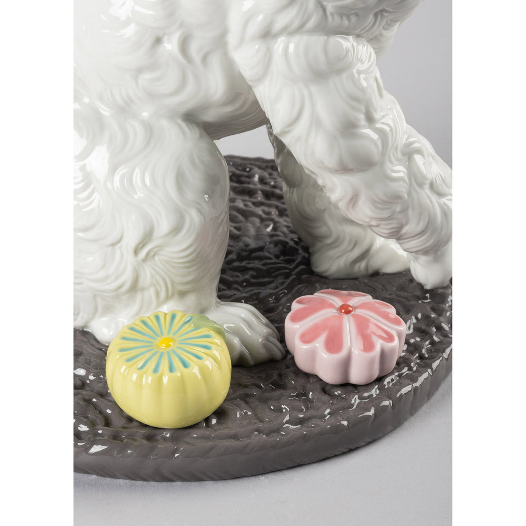Image 6 Lladro Poodle with Mochis Dog Figurine - 01009472