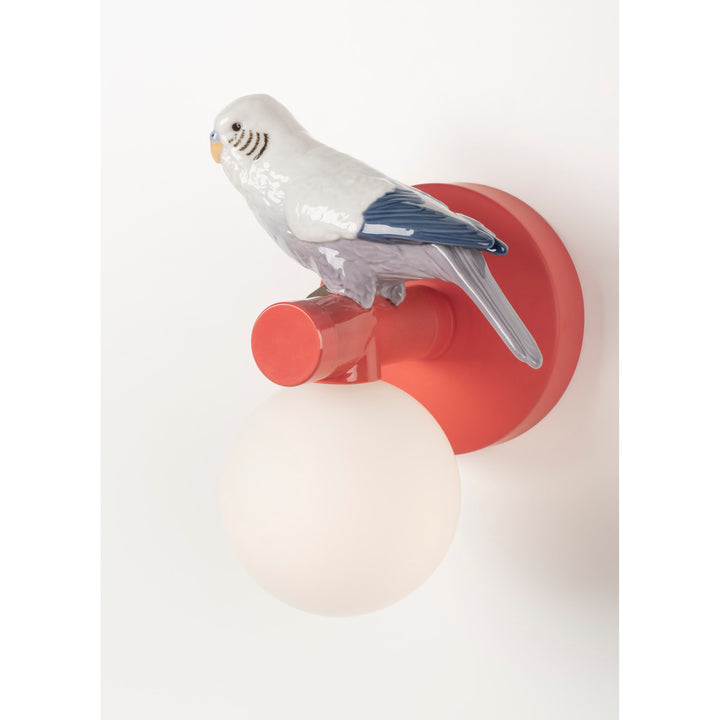 Image 3 Lladro Parrot Wall Sconce. Left. (US) - 01024051