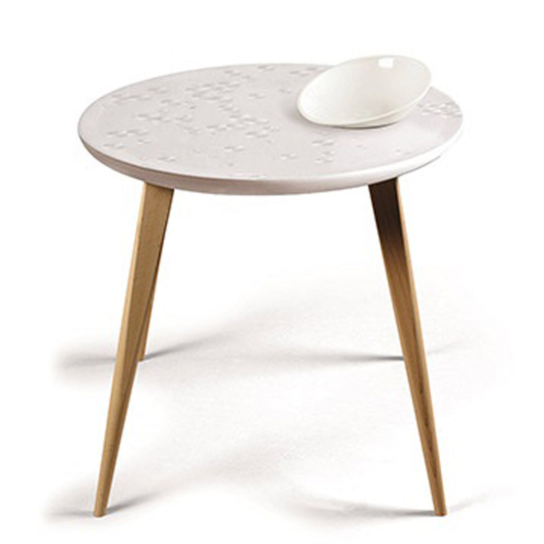 Lladro Frost Moment Table. With bowl. Oak - 01040226