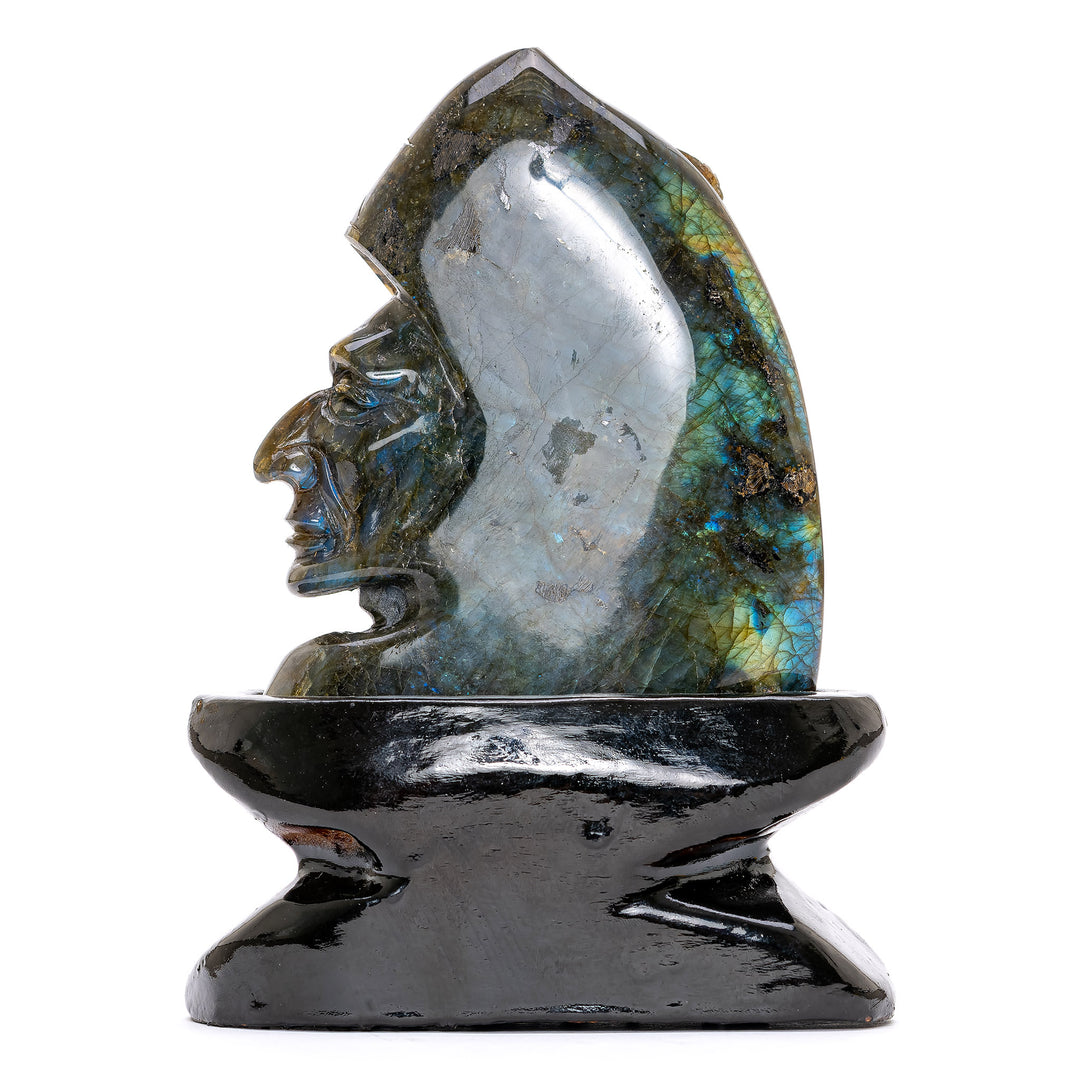 Labradorite Chief Sculpture