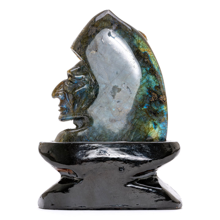 Labradorite Chief Sculpture