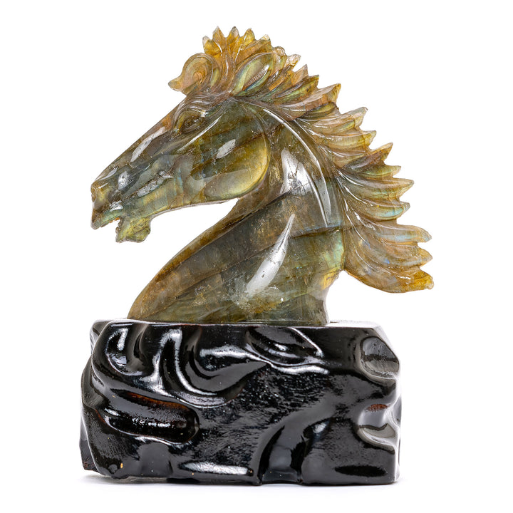 Labradorite Stallion Bust