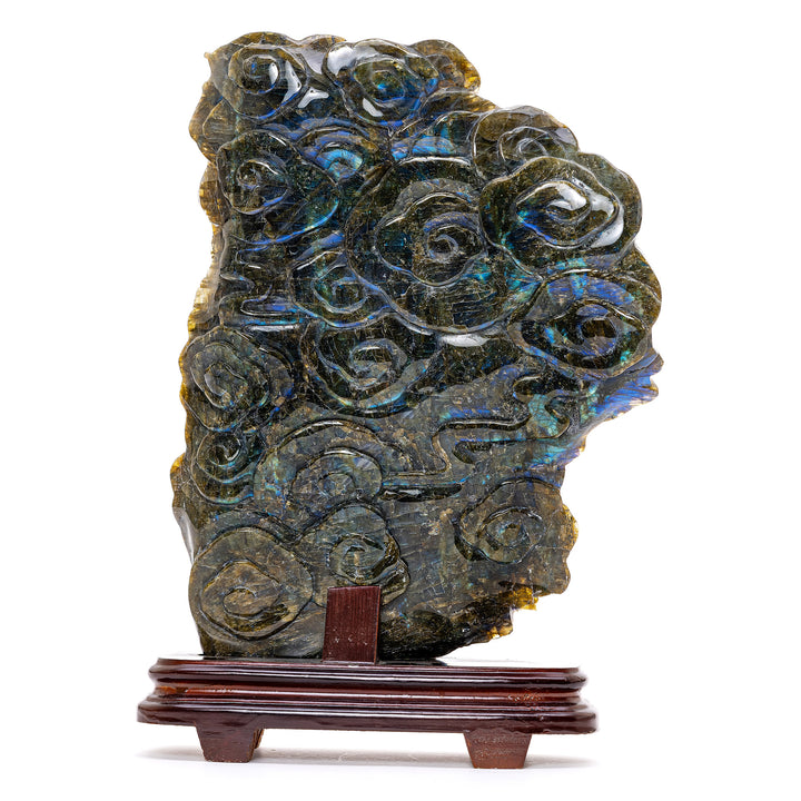 Labradorite Dragon Sculpture