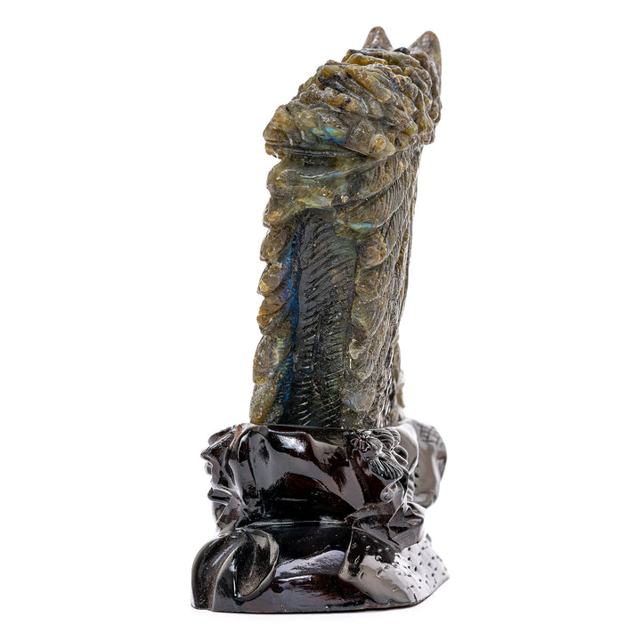 Labradorite Indian Bust