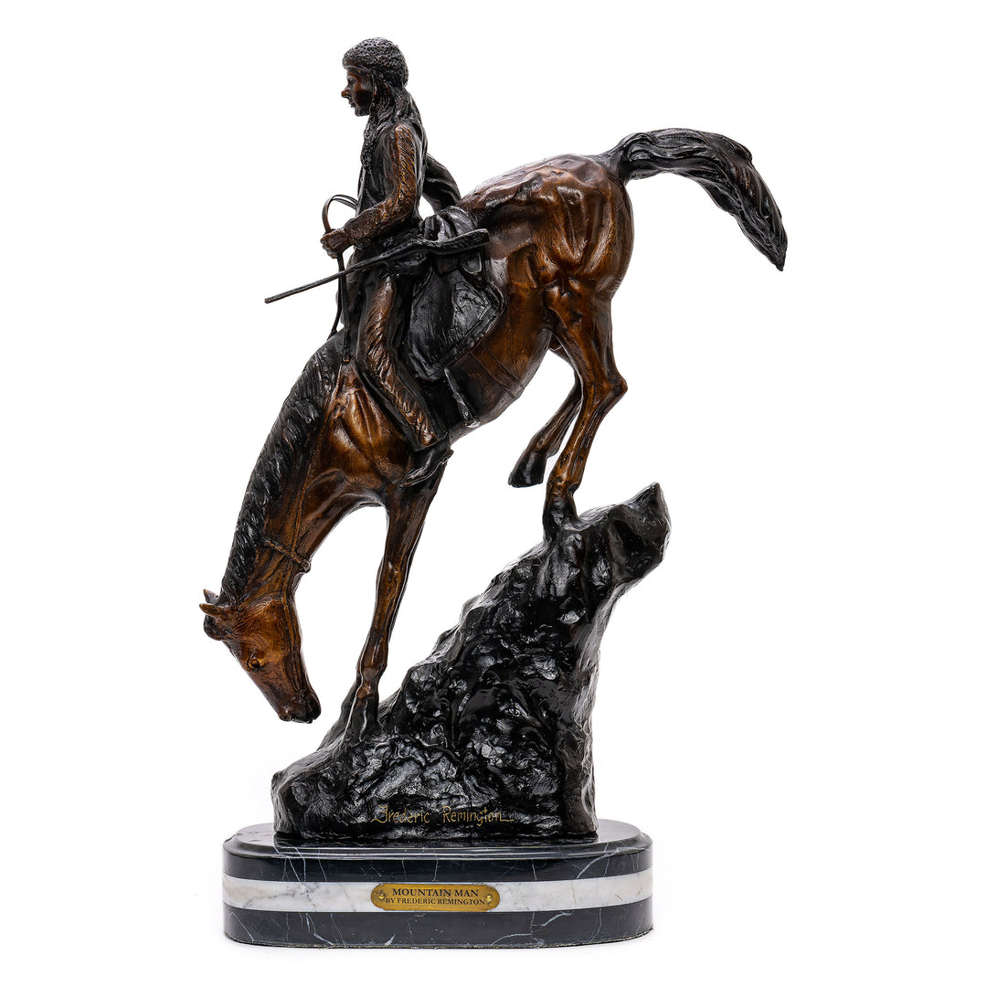 Frederic Remington bronze sculpture of Mountain Man