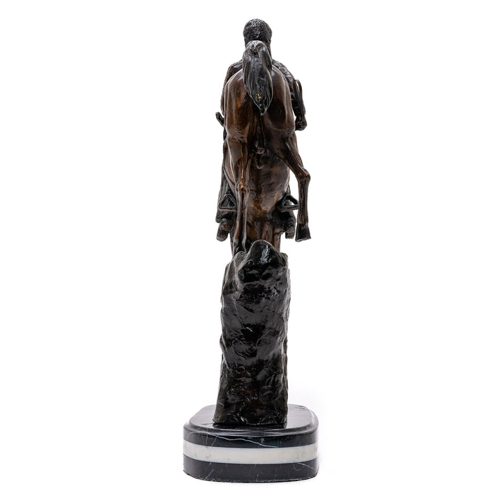 Remington's Mountain Man sculpture in high-quality bronze