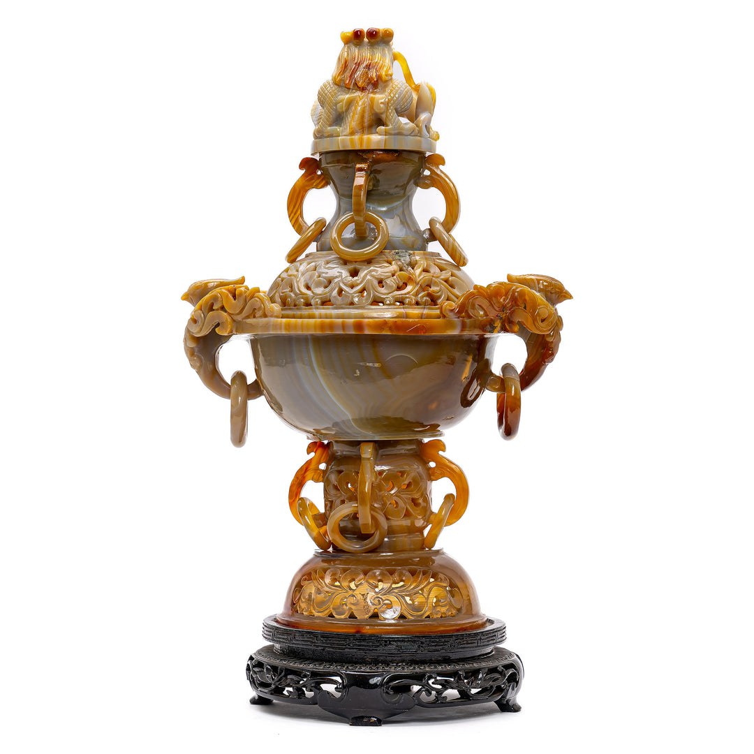Carnelian Agate Incense Burner