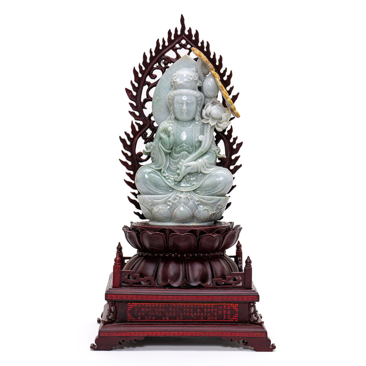 Stunning Jade Guan Yin Statue