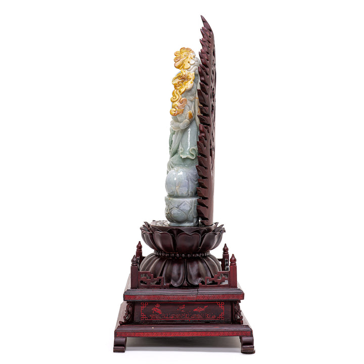 Stunning Jade Guan Yin Statue